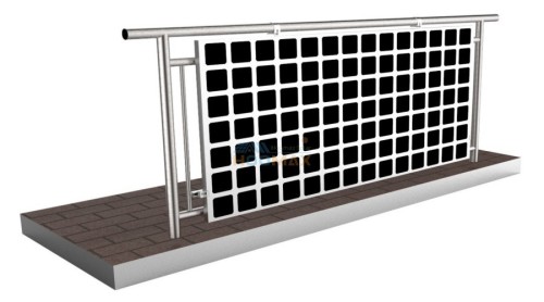 Balcony solar mounting system